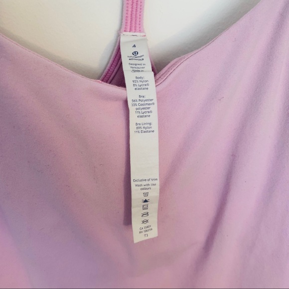 Lululemon Power Y Tank Luon - Powdered Rose - Picture 4 of 6